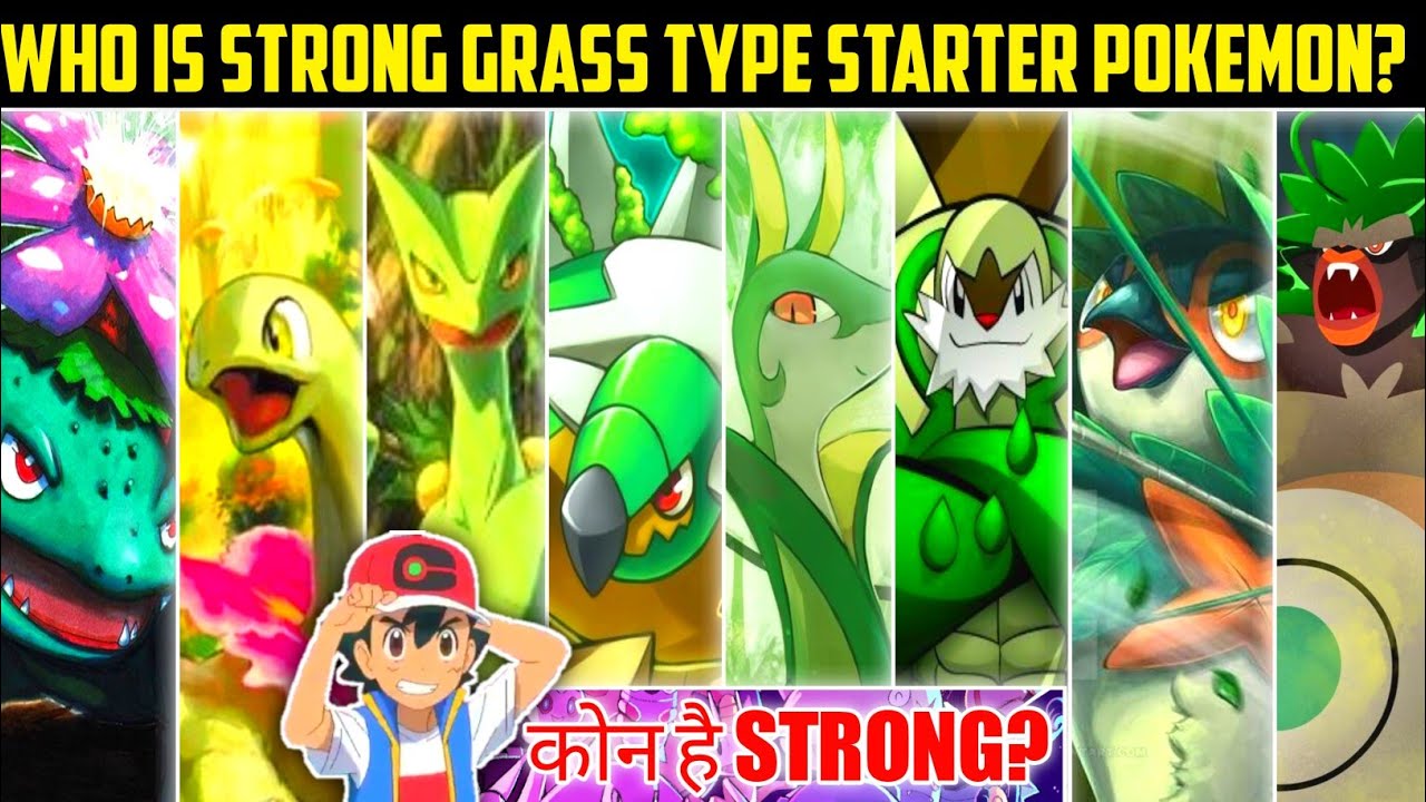 GRASS STARTER POKEMON EXPLAINED!! 