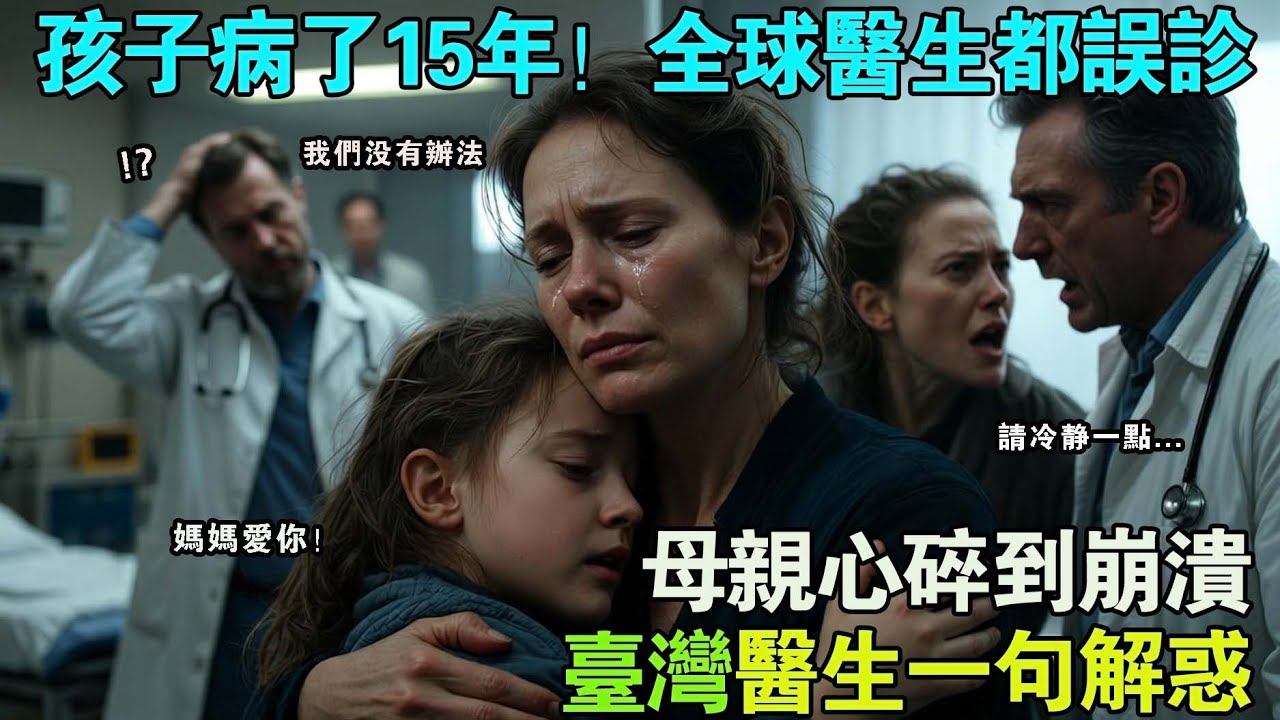 十五年的誤診,台灣終結了 想知道孩子病因的母親聽到台灣醫師一句話當場淚崩.f134