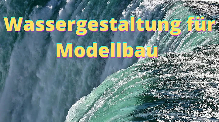 Wasserfall für Dioramen und Modelleisenbahn (Modellbau Tutorial)