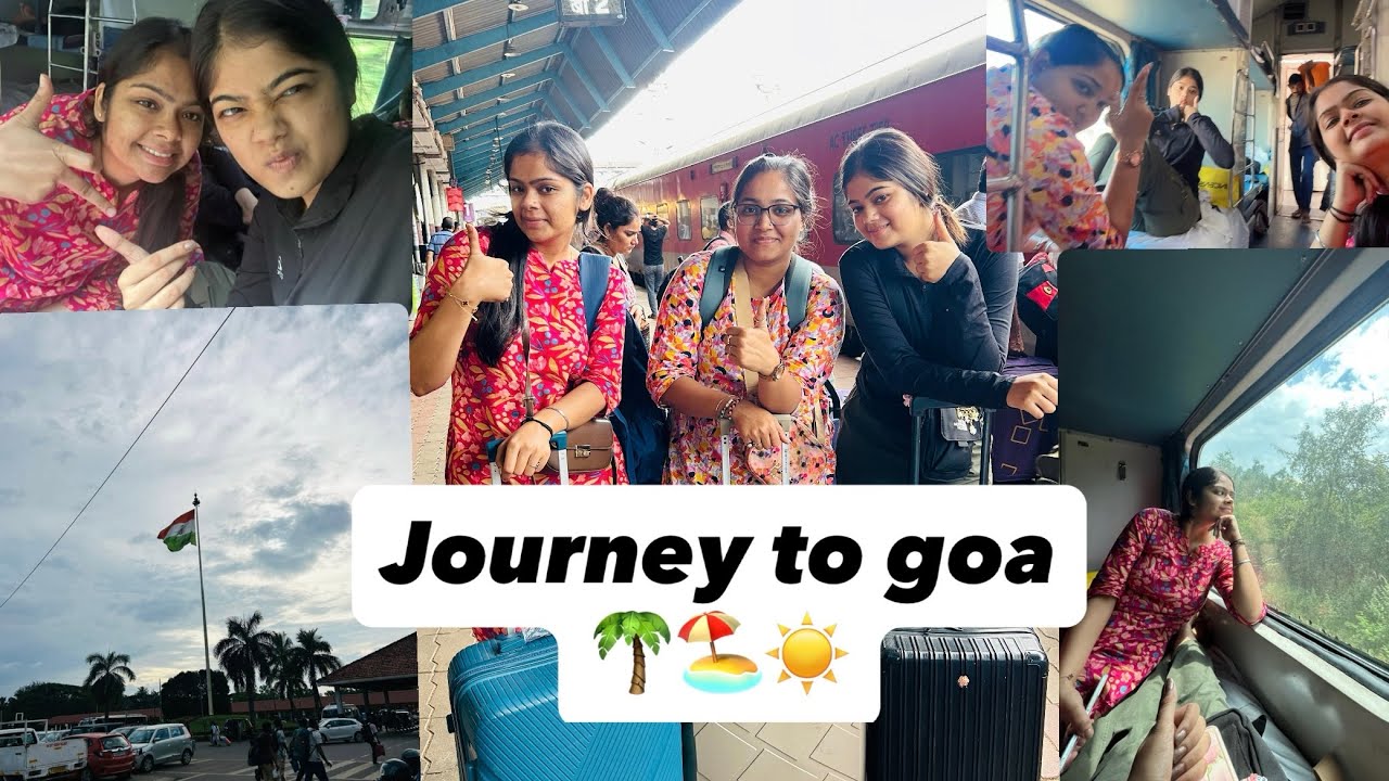 JOURNEY TO GOA 🏖️☀️🌊🌴Day 1 
