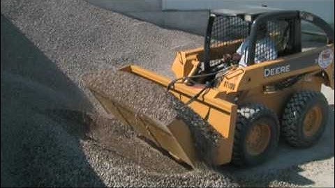 Side dump bucket from Skidworks