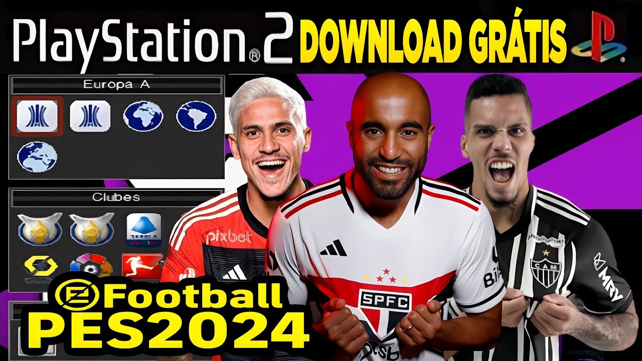 Pes 2024 iso ps2 #pesefootball2024 #gamesps2 #meuquebragalho #ps2 #pla