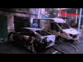 Поджоги в Алуште: горят машины и кафе, 01.03.2016.