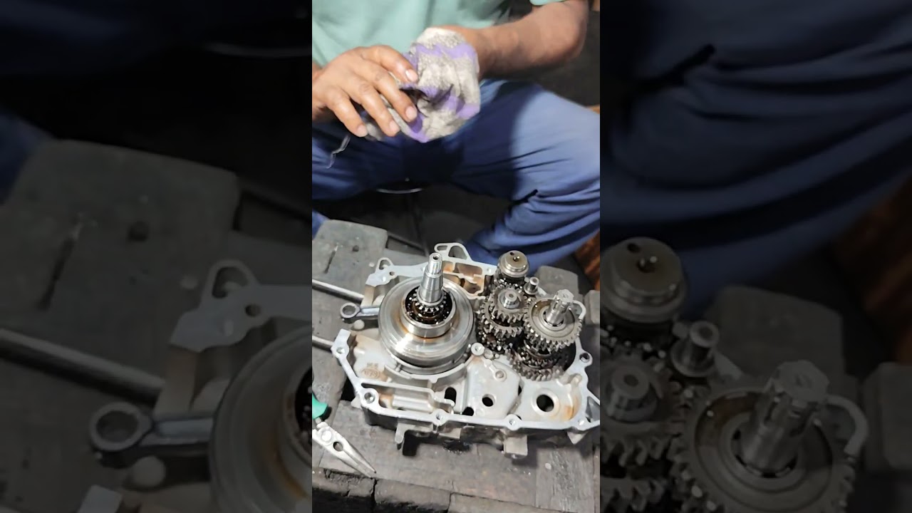 Hero super splendor full eingin fitting part 1geyar box firing 