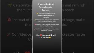 Make Mistakes Feel Easy to Fix | Dale Carnegie Principle 8.#shorts #dalecarnegie #selfimprovement