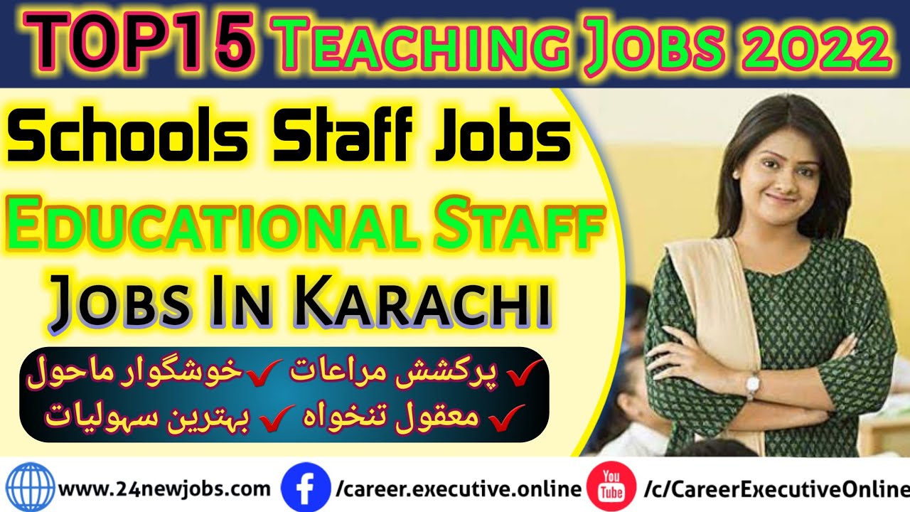 Top15 Teaching Jobs In Karachi Jobs In Demand 2022 Best Platform To Teach Online YouTube