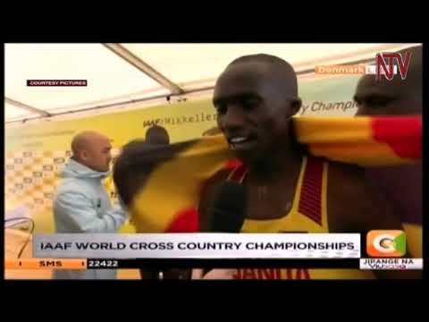 Joshua Cheptegei takes gold at the world cross country championships