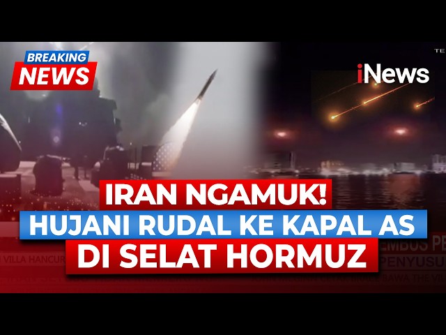 PERANG MELEDAK LAGI! Kapal Iran-AS Saling Serang di Selat Hormuz | BREAKING NEWS