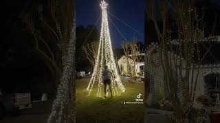 Timelapse of our 20ft mega tree going up! ...#Christmas #merrychristmas #christmastree