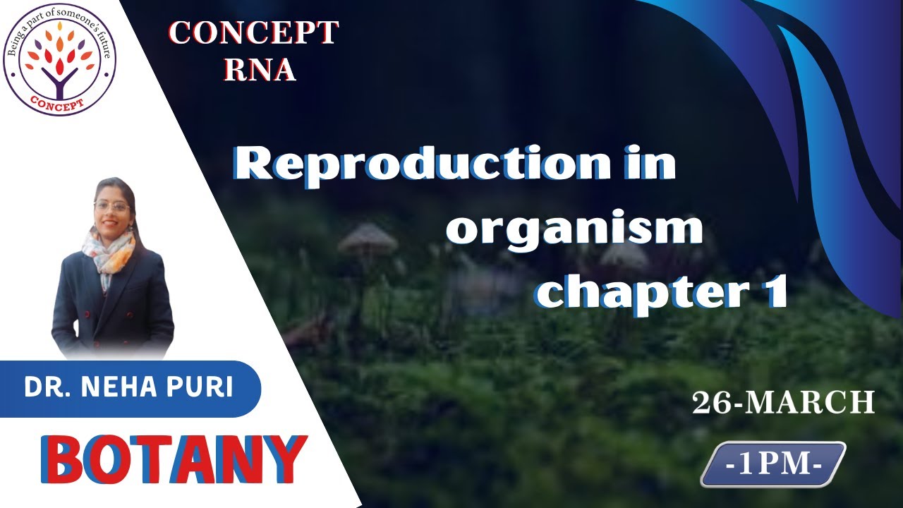 REPRODUCTION IN ORGANISM CHAPTER-1 | DR. NEHA PURI | BSC NURSIG ...