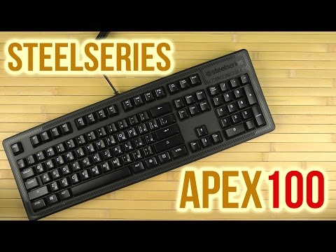 Распаковка SteelSeries Apex 100