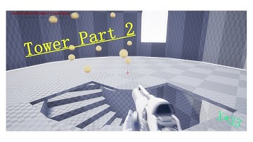 Unreal Engine level design Blockout - Rapunzels Tower #Blocktober