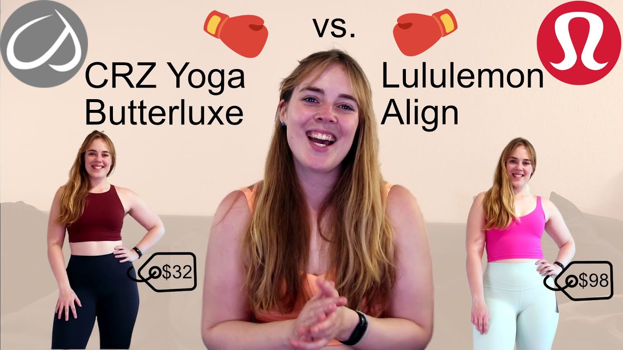 CRZ Butterluxe Vs. Lululemon Align  Affordable or Expensive - Which  Leggings Are Softer And Better? 