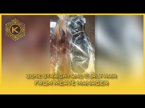 Video Bone Straight And Curly Hair From Meave Manager 56