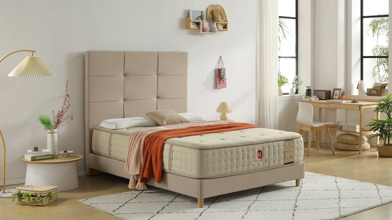 21PB-38 | ORIGIN Bio-based Memory Foam Pocket Sprung Mattress 12inch