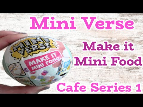 MINIVERSE MAKE IT MINI FOOD Cafe SERIES 1 BETTER THAN MINI BRANDS by MGA 