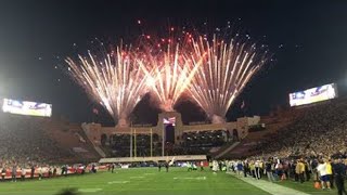 LA RAMS PYRO National Anthem 2017 playoffs  4K