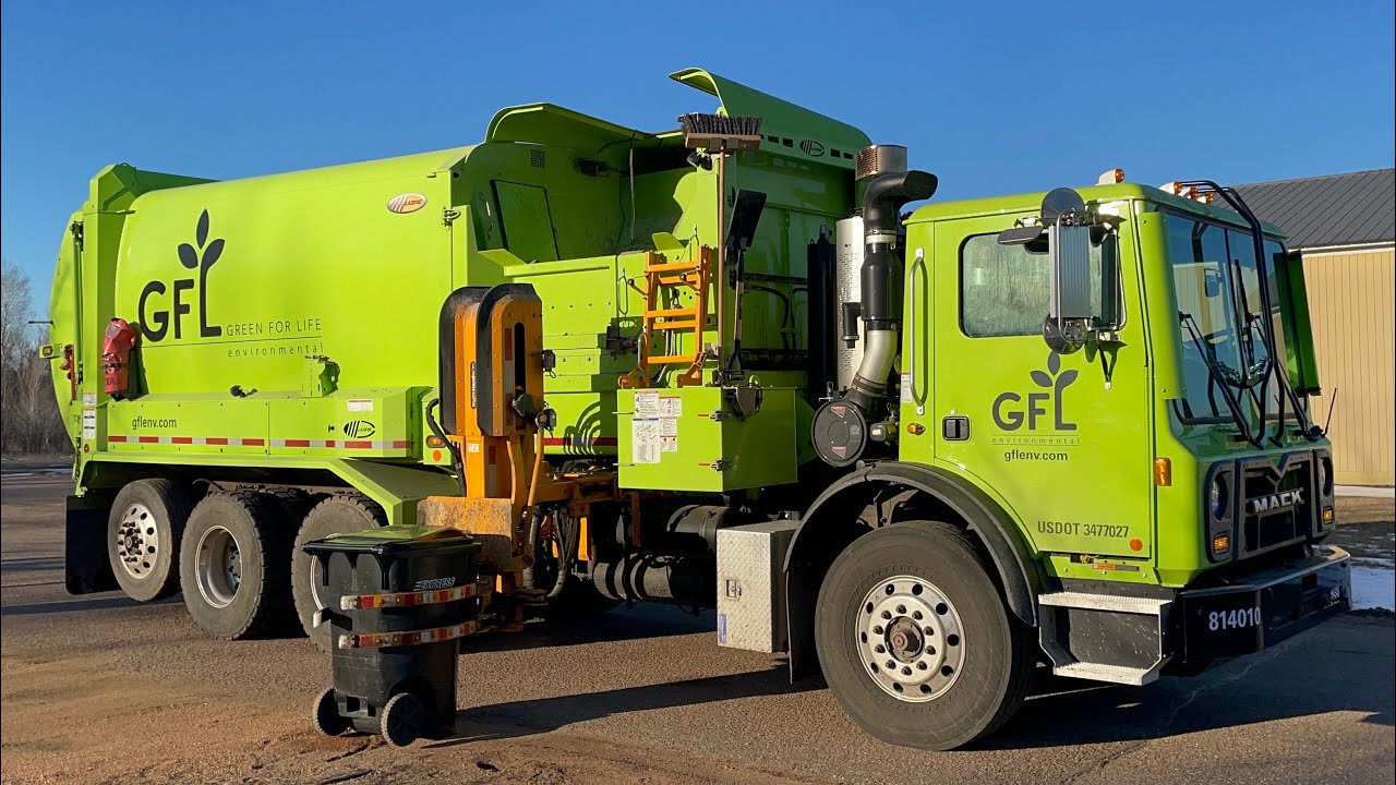 Max Labrie GFL Mack Labrie Automizer Splitbody Garbage Truck - YouTube