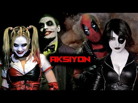 Joker ve Harley Quinn VS Deadpool ve Domino Türkçe