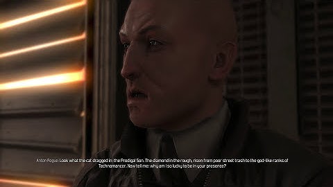 The Technomancer - Merchant Rumors: Use Hall Pass & Meet Anton Rogue Dialogue Tree (Use Charisma)