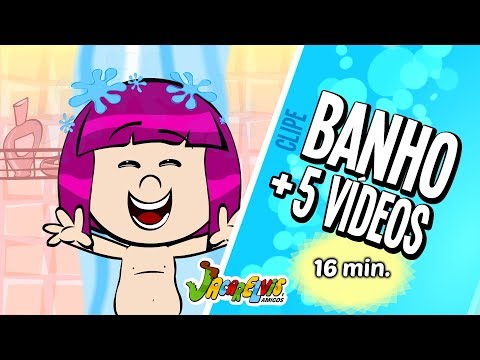 Musica Infantil BANHO EU VOU TOMAR + 5 vídeos - Jacarelvis e Amigos