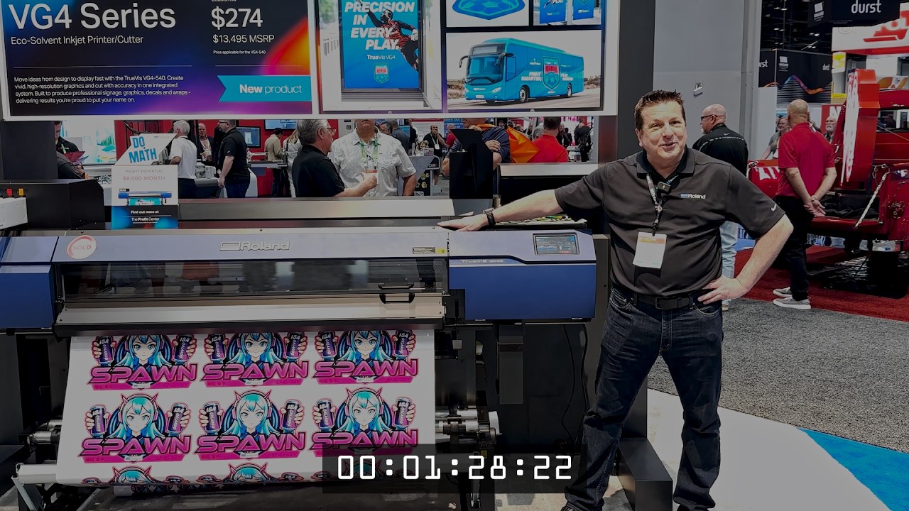 Roland VG3 Large-Format Inkjet Printer/Cutters | Wensco Sign Supply
