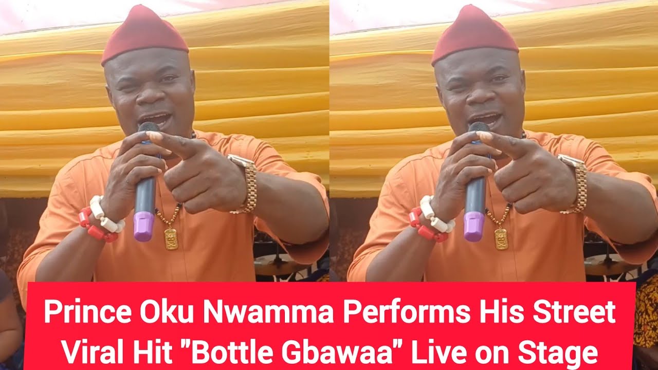 Prince Oku Nwamma Performs His Street Viral Hit "Bottle Gbawaa" Live on Stage 