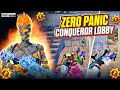 Conqueror Lobby : Mastering Zero Panic Situations Full Intensity 1V4 Clutches BGMI Gameplay🔱