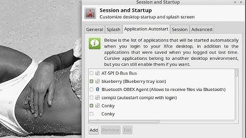 How to remove programs (or add some) that startup with the Linux system.