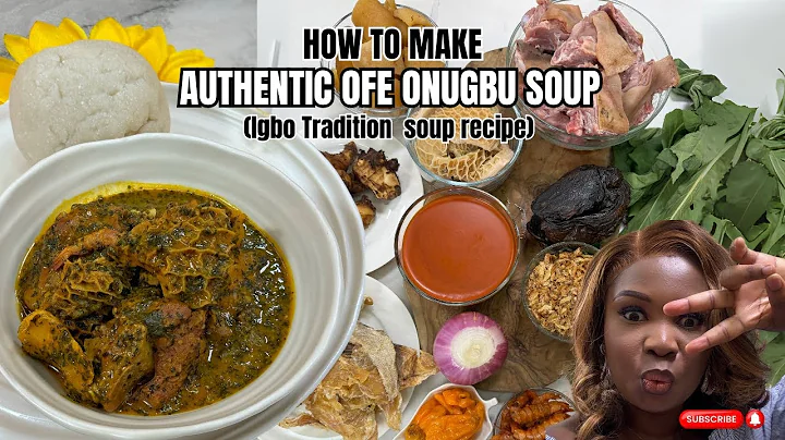 How to Make Authentic Ofe Onugbu (Bitterleaf Soup) | Easy Nigerian Recipe for Beginners.. #ofeonugbu