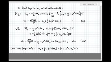 Solitons - Revision Lecture 1 (part 2)
