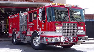 LAFD Engine 9 Responding