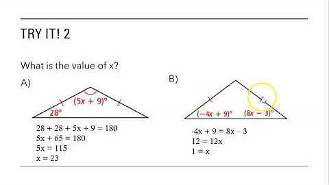 Lesson 4-2 Isosceles and Equilateral Triangles SG - Video 1