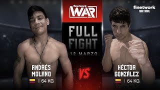 Fotograma del vídeo «andrés molano vs héctor gonzález | war mma»