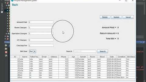 Hospital management system java hibernate