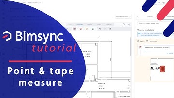 Bimsync tutorials - Point & tape measure
