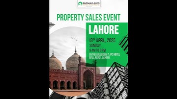 Zameen.com presents the Property Sales Event Lahore!📅