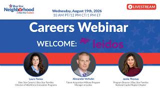 Careers at Leidos: Your Path from Service to Success - LIVE Discussion.