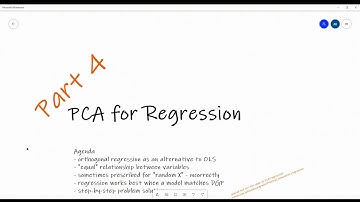 pca for regression part 4