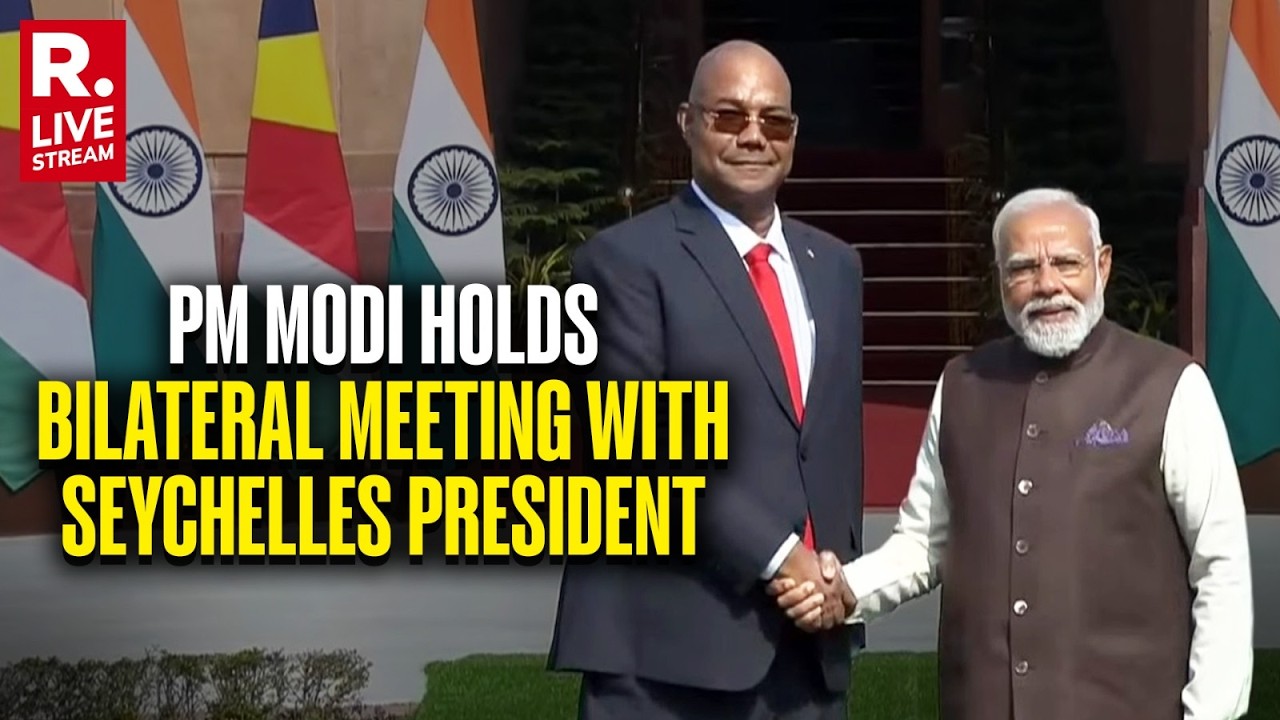 LIVE: PM Narendra Modi Holds Bilateral Meeting With Seychelles President Patrick Herminie | India
