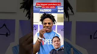 The biggest youtubers try my new candy #fazerug #funny #candybers