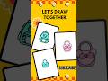 Draw so cute bags #backtoschool #shorts #music