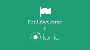Getting Font Awesome to Work in Your Ionic 2 or 3 Apps