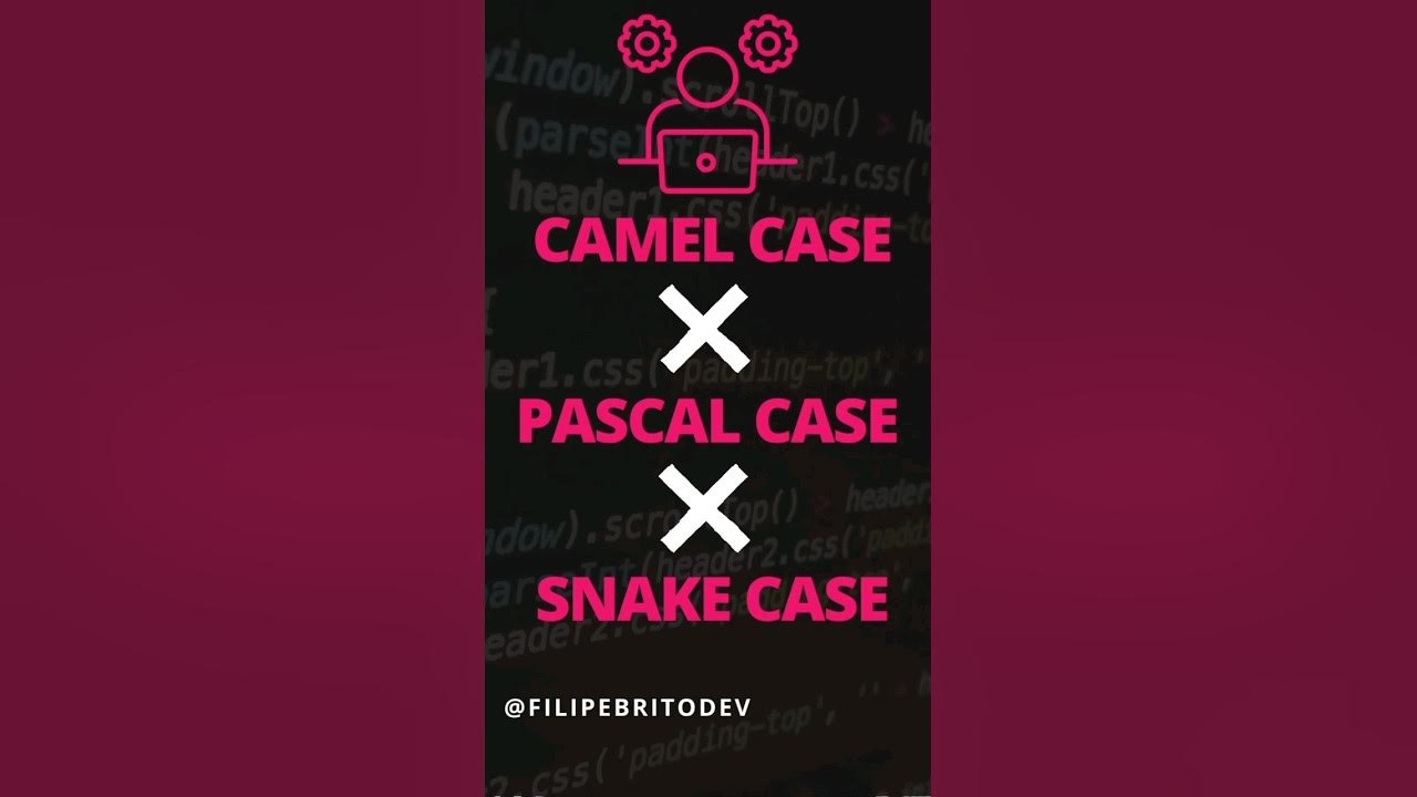 CAMEL CASE x PASCAL CASE x SNAKE CASE #shorts #csharp #visualstudio2022 ...