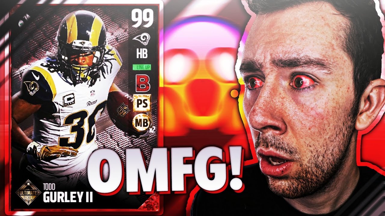 GOLDEN TICKET GURLEY WITH 400+ YARDS AND 5 TDS! MADDEN 17 ULTIMATE TEAM