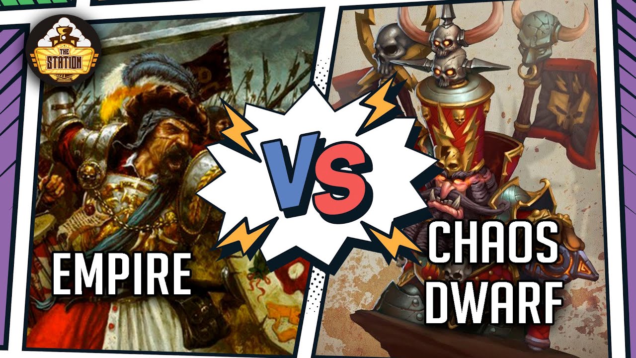 Империя против Гномов хаоса | Репорт 1500 | Warmaster