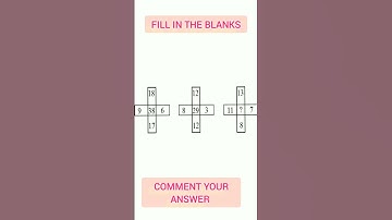 fill in the blanks ||replace the Question mark "?"|| #shorts