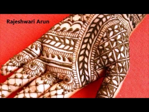 Easy Latest Bridal Mehndi Designs For Front Hands Simple