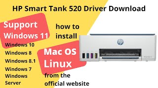 Hp Smart Tank 520 Driver Download And Setup Windows 11 Windows 10,Mac 13, Mac 12