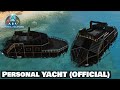 Ark survival ascended boat build  official server  personal yacht motorboat  asa